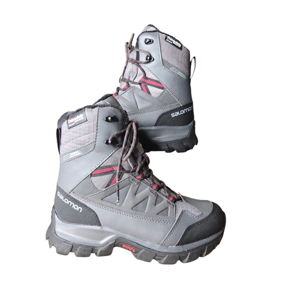 Salomon Clima Chalten TS CS WP Womens Insulated Winter Snow Boots Size 5 - Picture 1 of 13